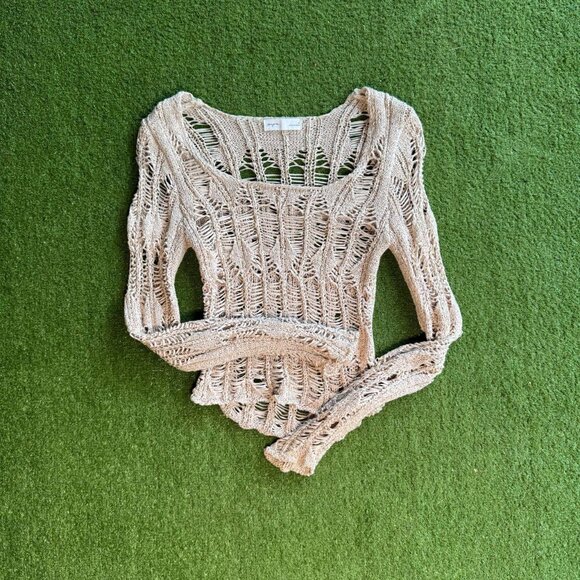 Supre Distressed Knit Sweater - Picture 1 of 2